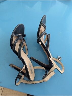 Classiques Entier Black Strappy Stiletto Sandals